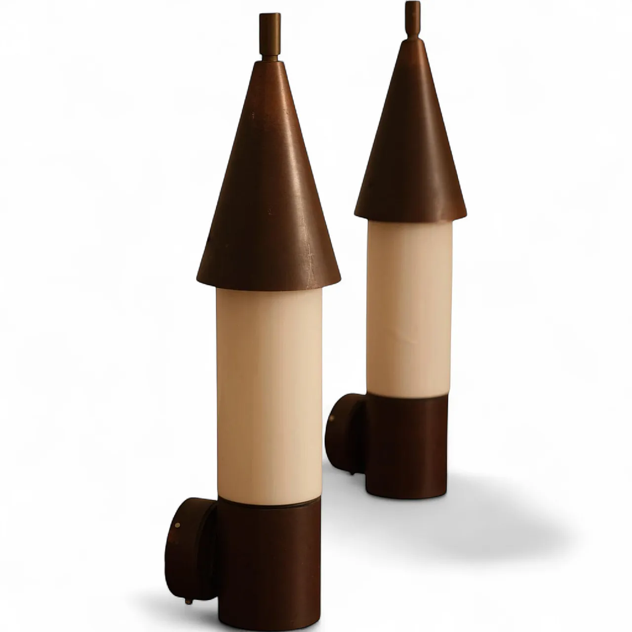 Pair of wall sconces, 1970s 7