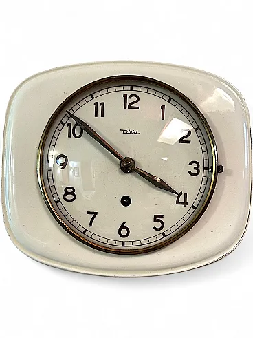 Diehl Wall Clock from the 1950s, Made in Germany