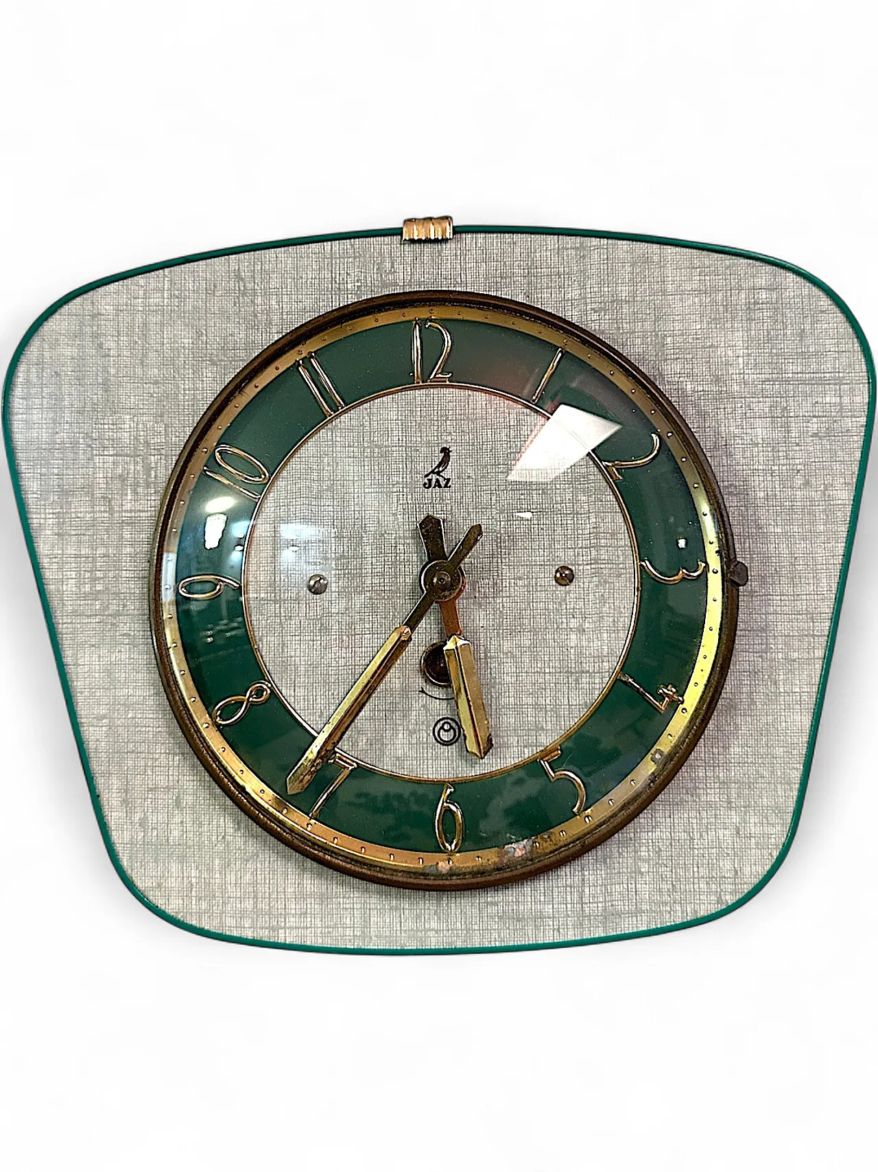 Formica wall clock by Jaz, 1960s 6