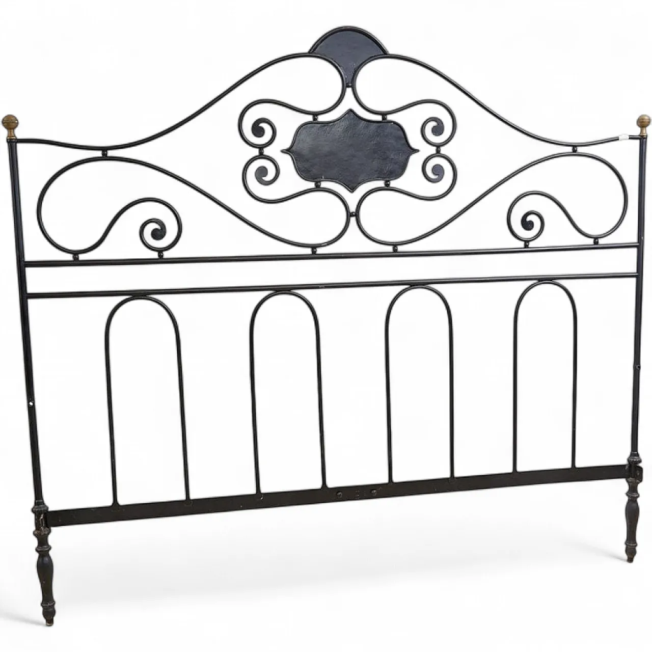 Wrought iron bed, early 20th century 15