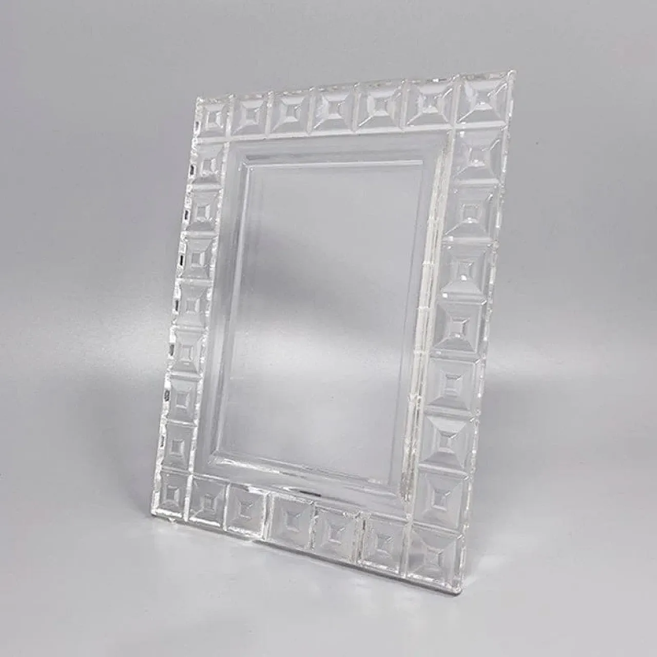 Mid-Century Modern Rosenthal heavy crystal picture frame, 1960s 2