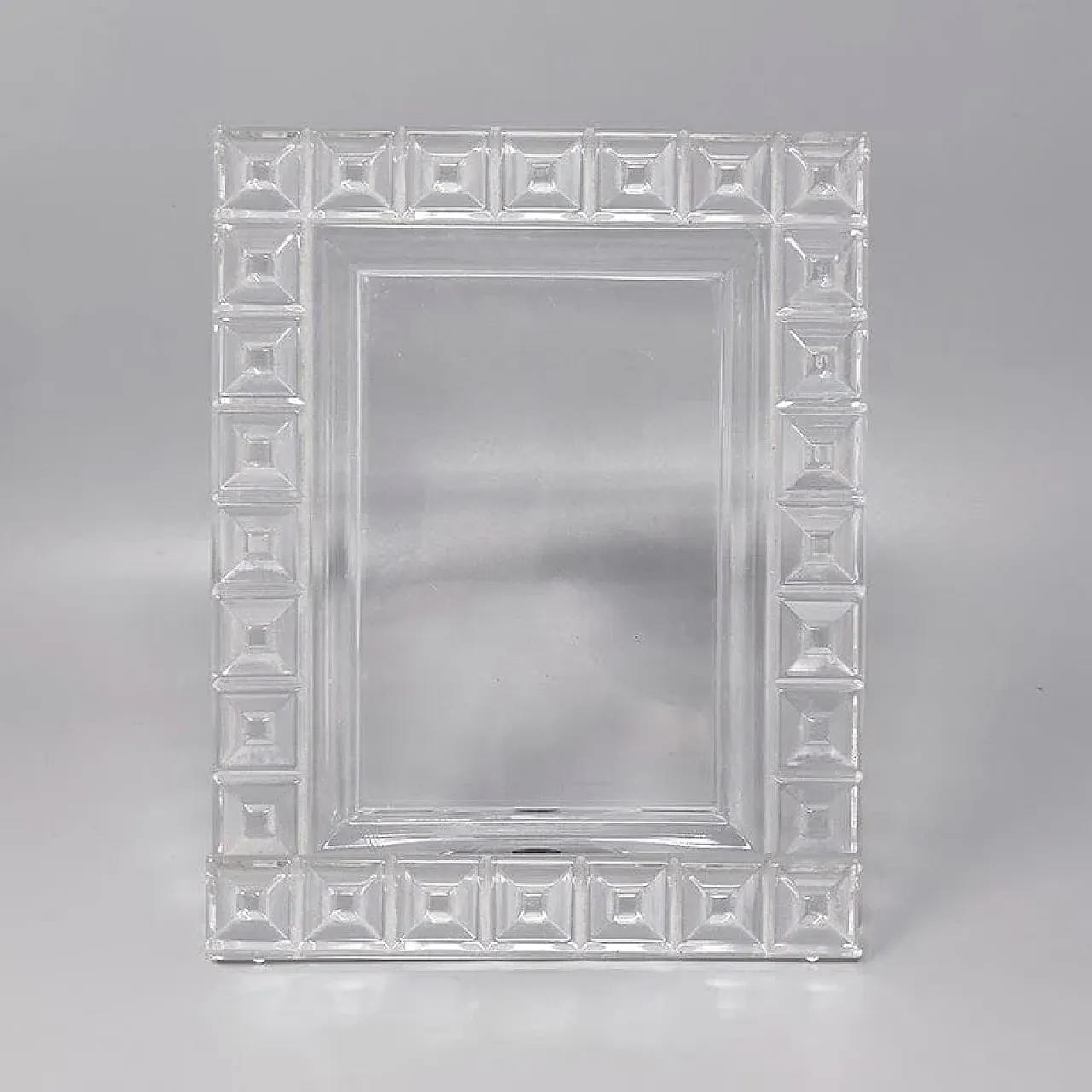 Mid-Century Modern Rosenthal heavy crystal picture frame, 1960s 3