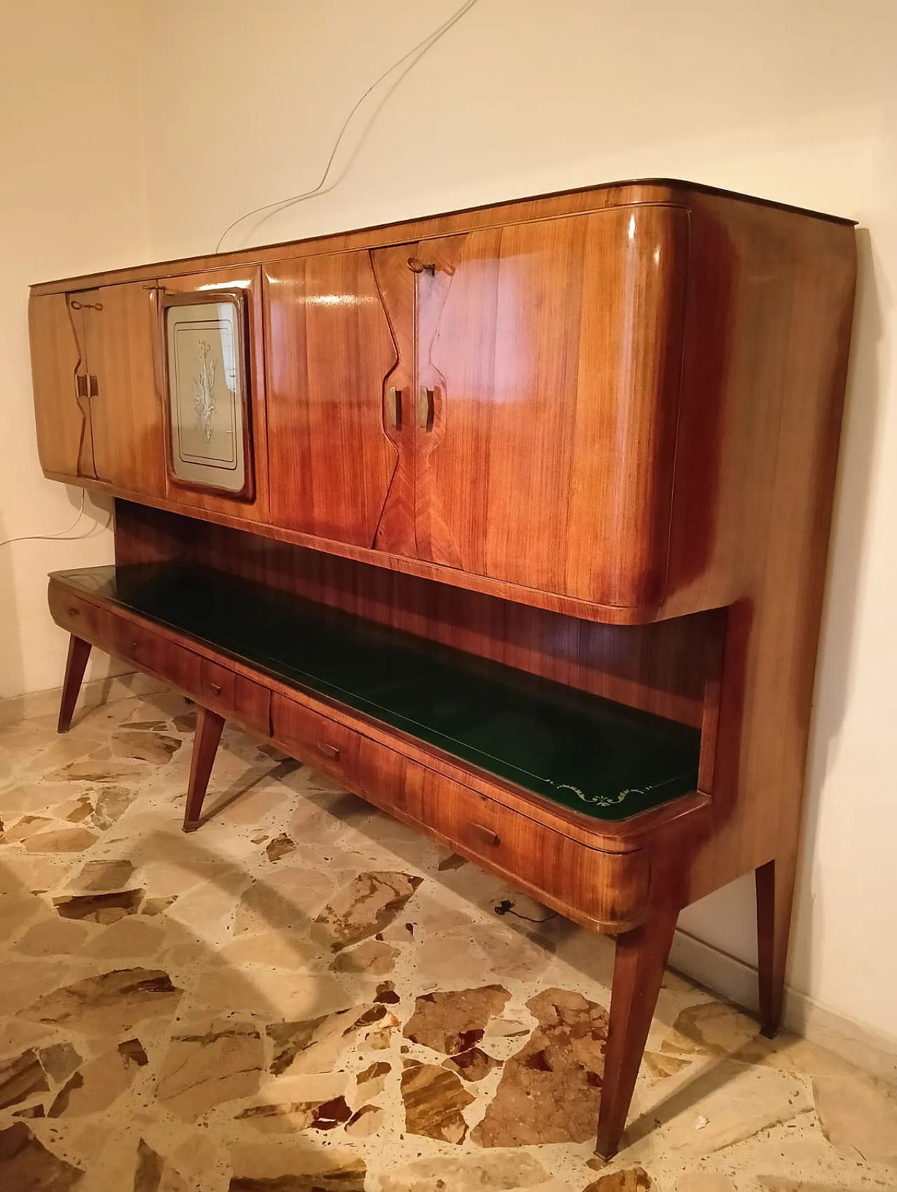 Sideboard in wood by Vittorio Dassi, 1950s 1