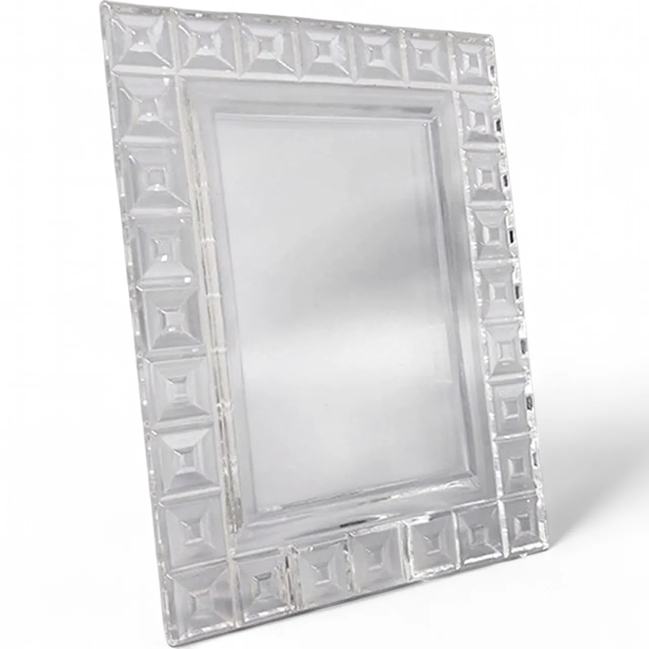 Mid-Century Modern Rosenthal heavy crystal picture frame, 1960s 8
