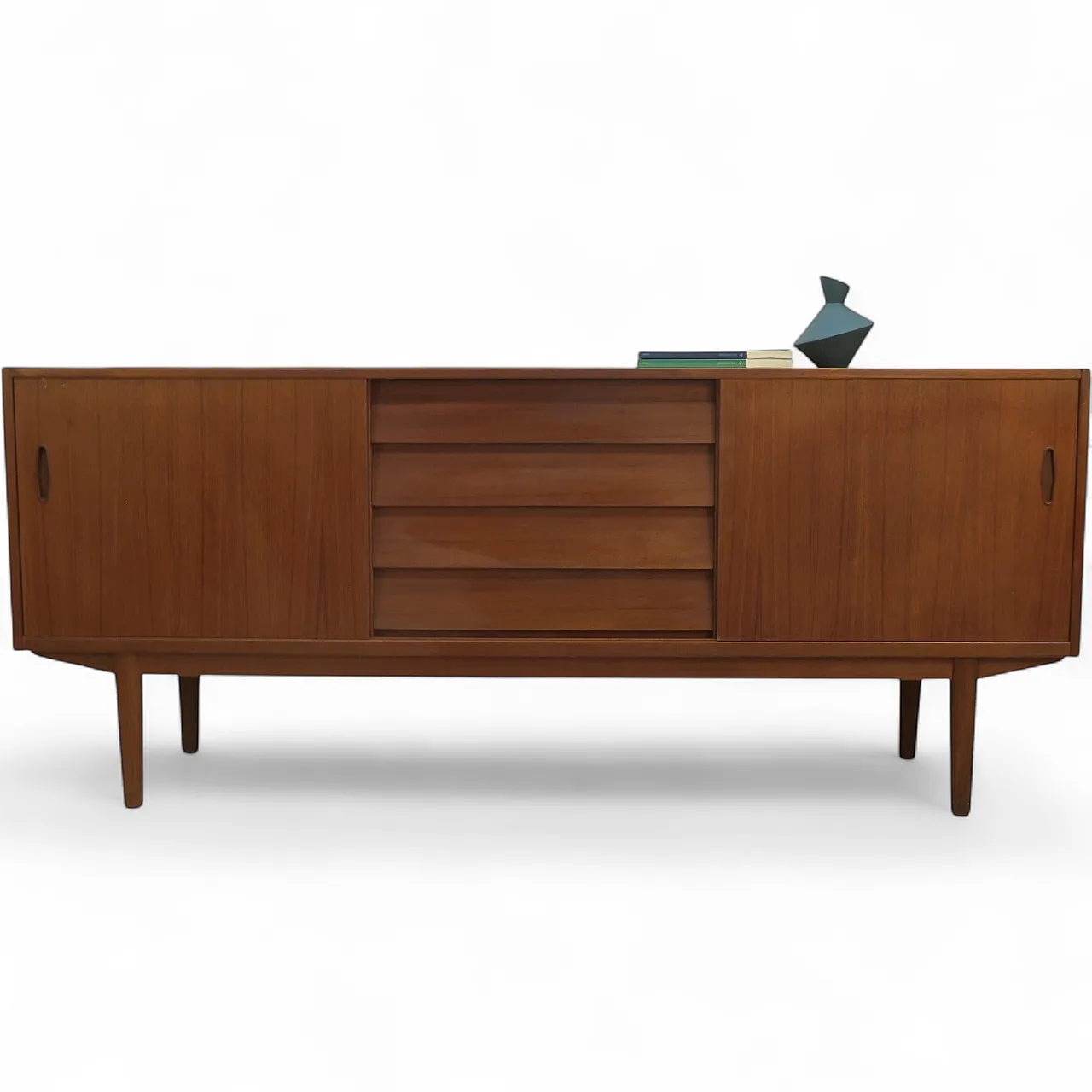 Sideboard Trio by Nils Jonsson for Troeds in teak, 1960s 11