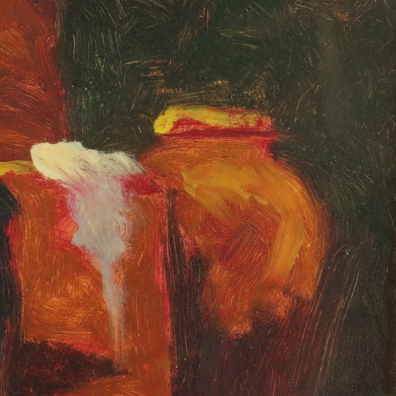 Painting by Renato Natali, oil on hardboard, 20th century 6