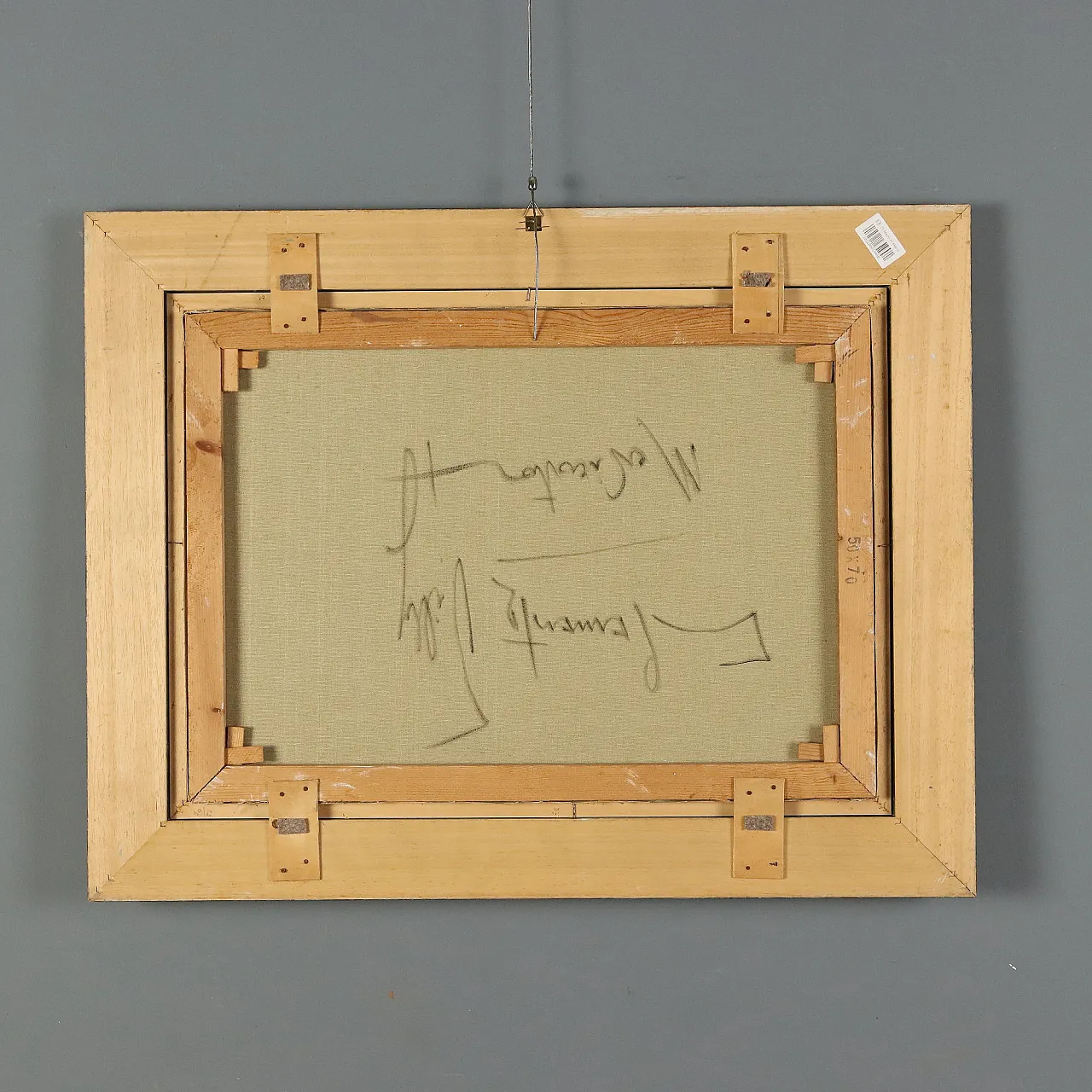 Painting by Willy Clemente, oil on canvas, 20th century 10