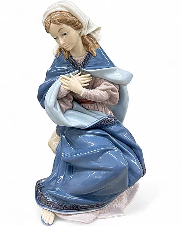 Madonna in Prayer, porcelain sculpture, 1970s