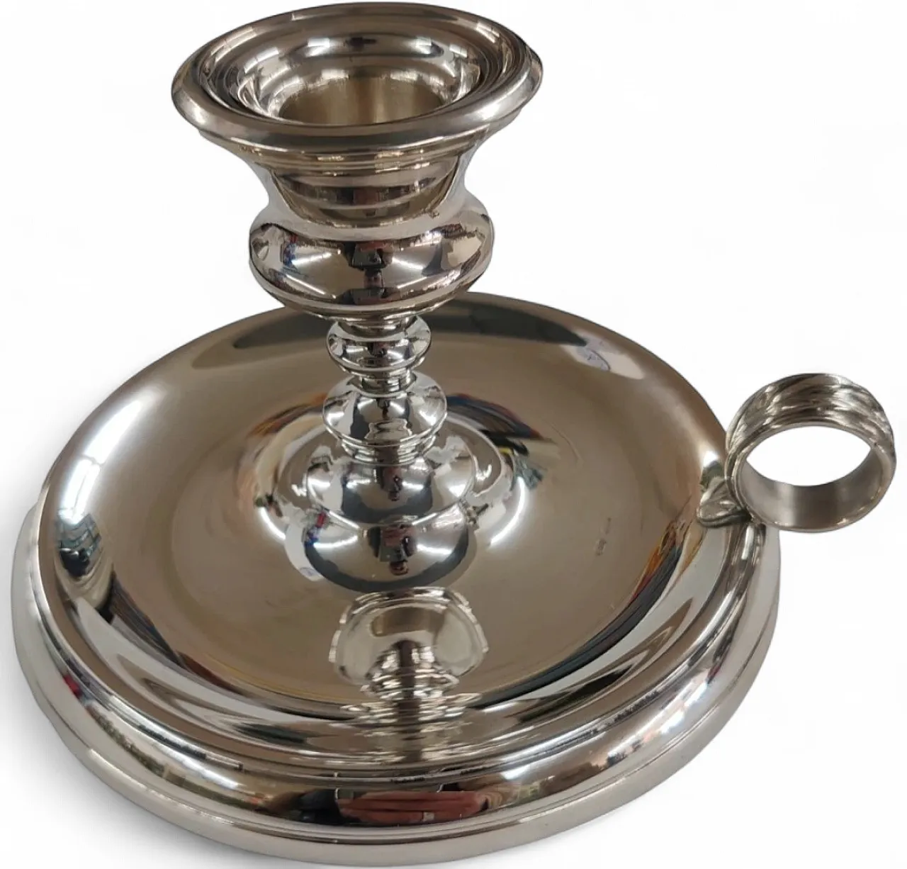 Candle holder in 800 silver, 1980s 6