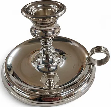 Candle holder in 800 silver, 1980s