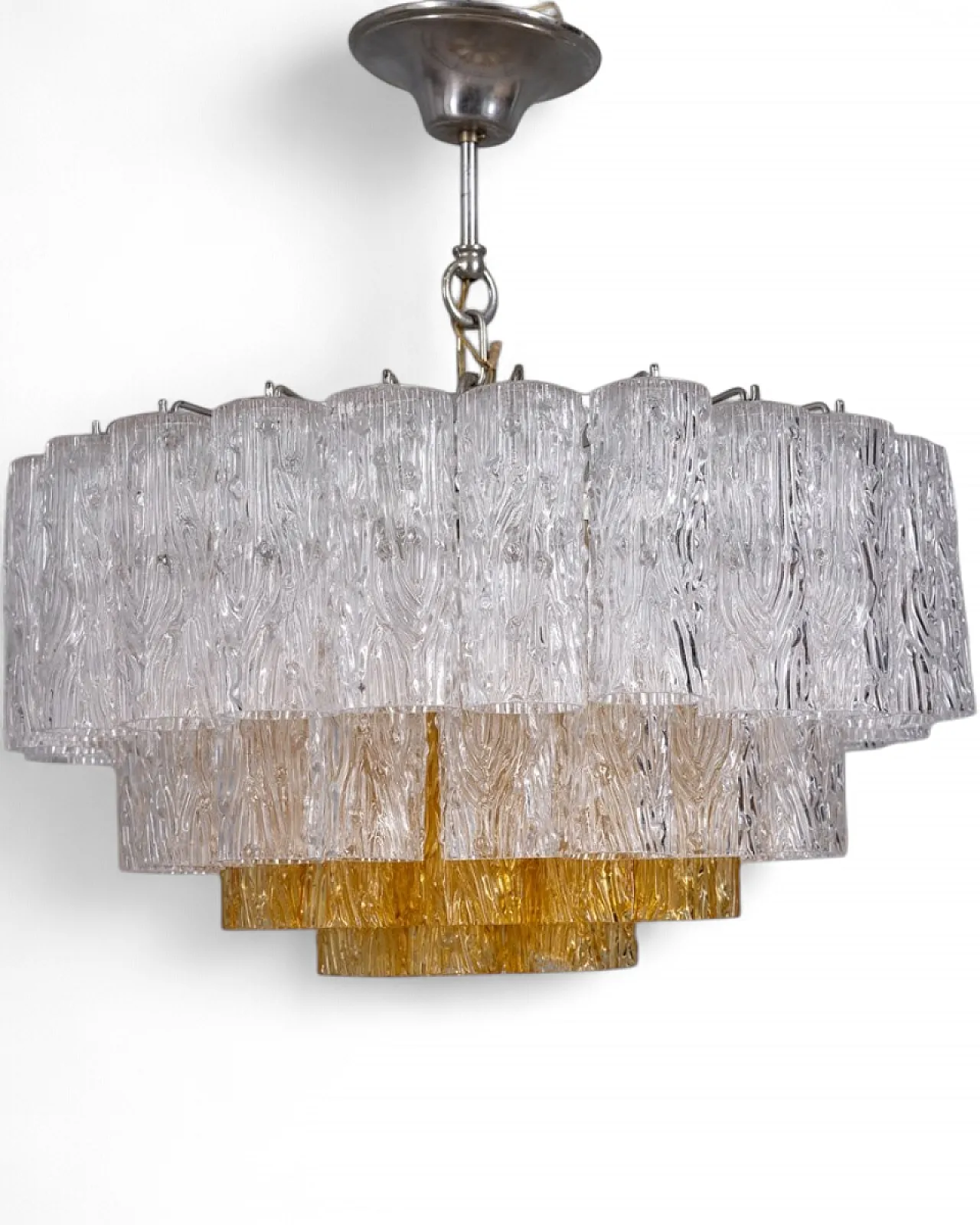 Lampadario in vetro di Murano, anni '60 17