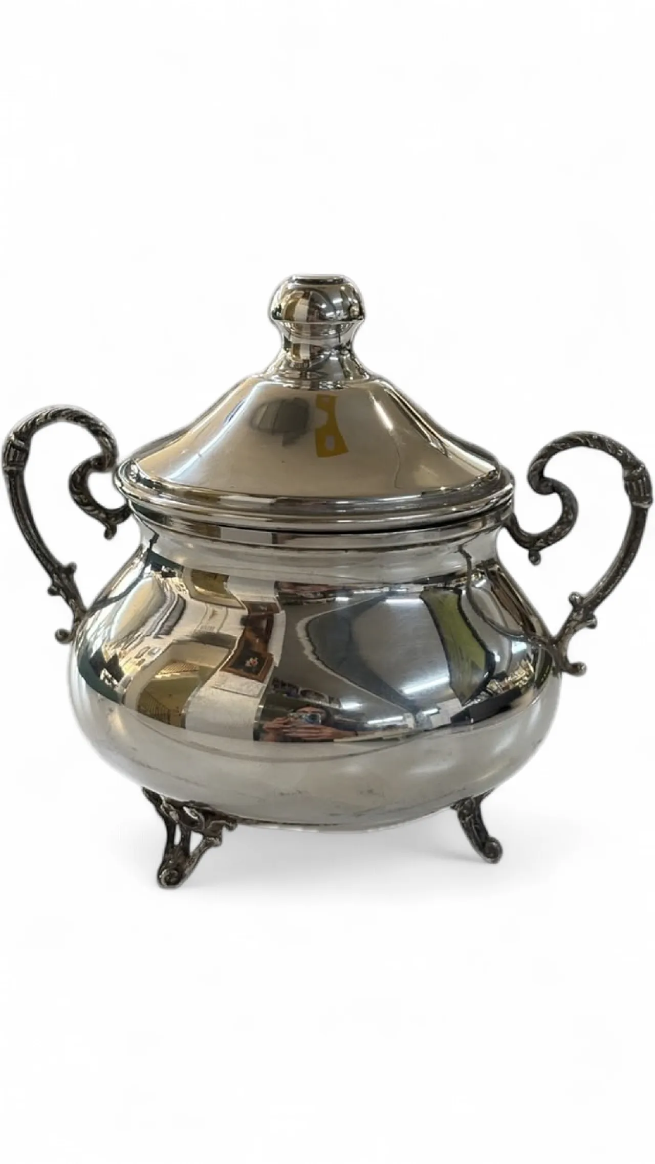 Sugar bowl in 800 silver, 1980s 7