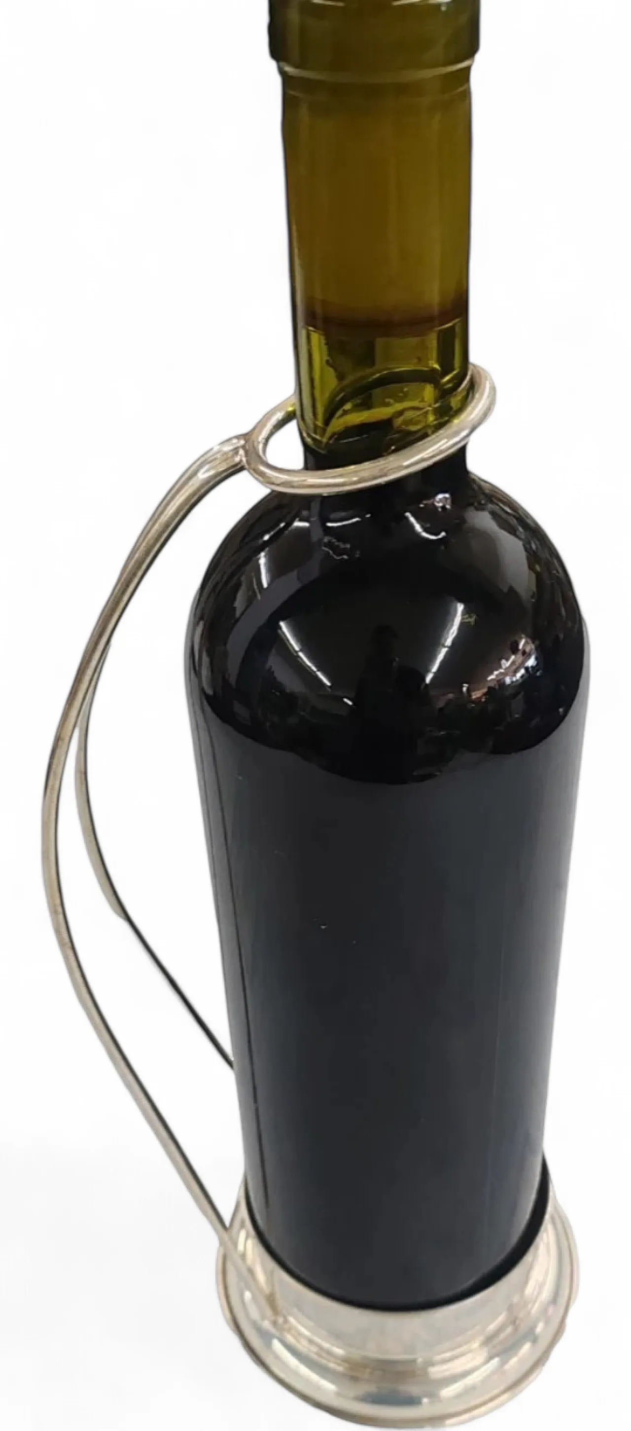 Bottle holder in silver, 1980s 6