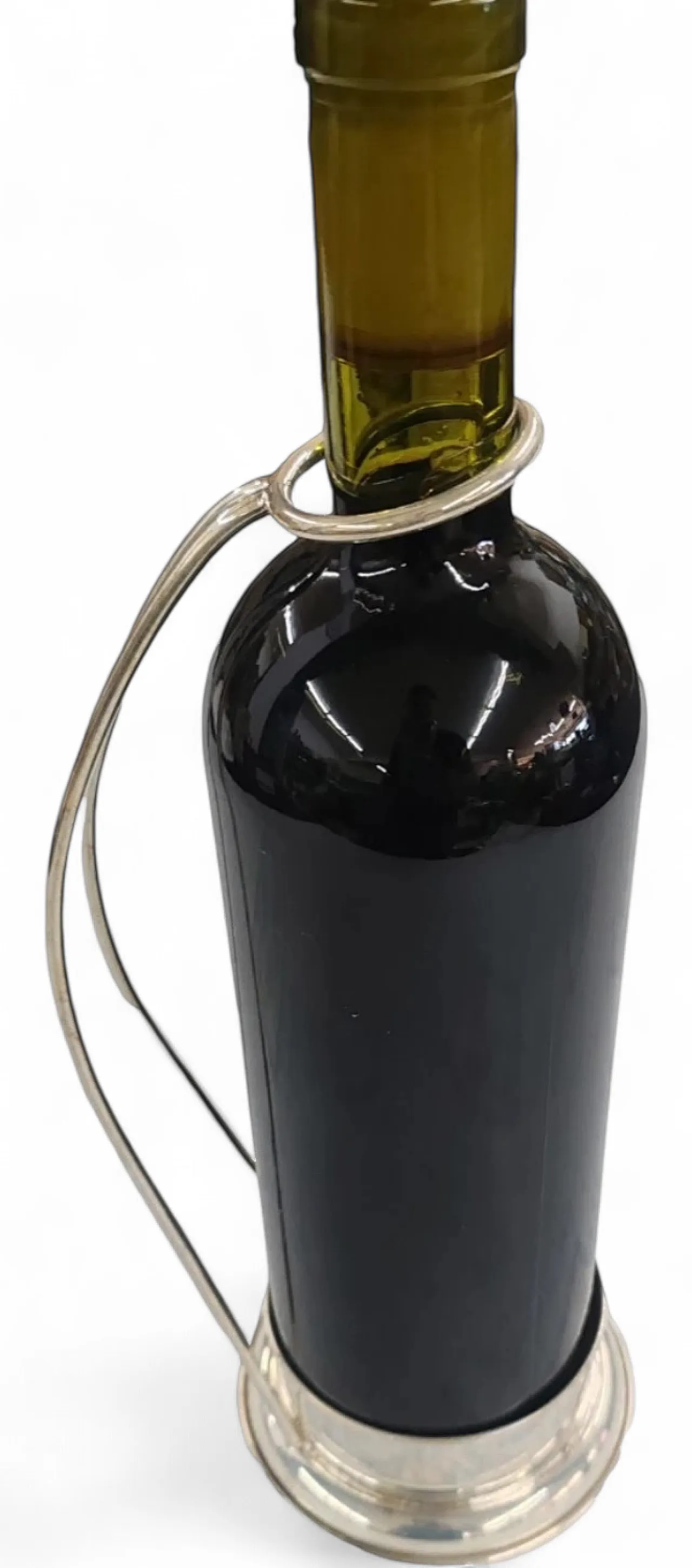 Bottle holder in silver, 1980s 7